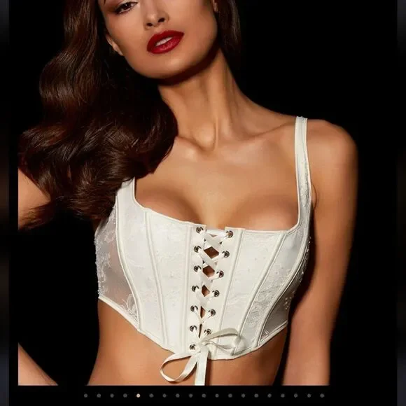 NWT Honey Birdette Rebecca Waspie M  - Picture 3 of 16